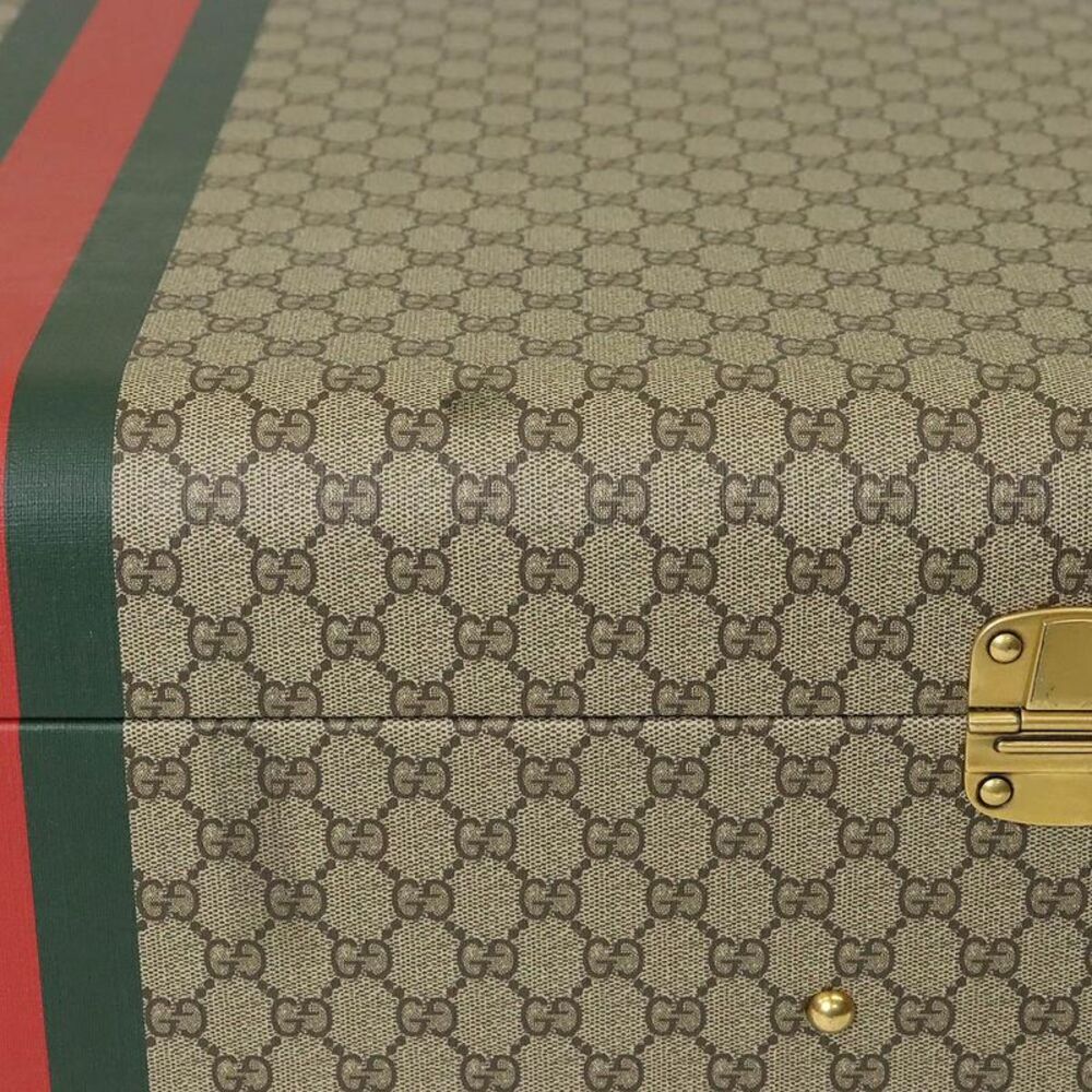 Pre Loved gucci Monogram Suitcase Women brown | brown Luggage - Picture 8 of 8